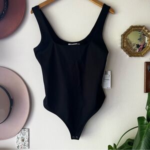 GOOD AMERICAN sleeveless scoop neck bodysuit black Women's SIZE 2X new with tags